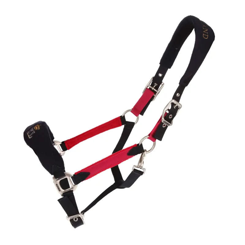 Kingsland Fleece Headcollar and Leadrope - Pink Bright Rose